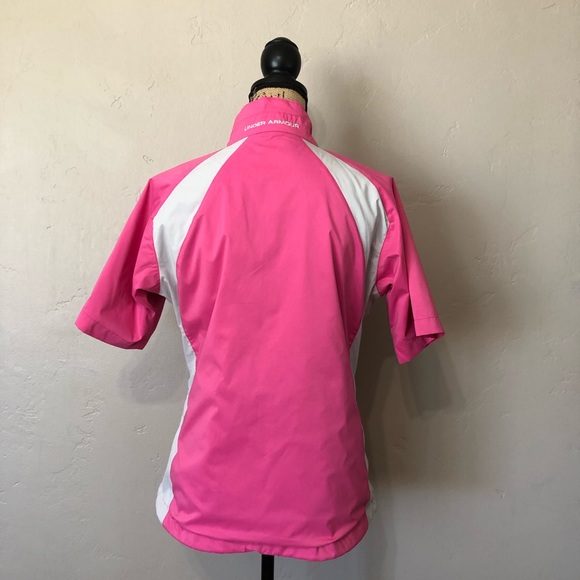 Under Armour Performance Golf Wear Pink Jacket - Picture 3 of 8